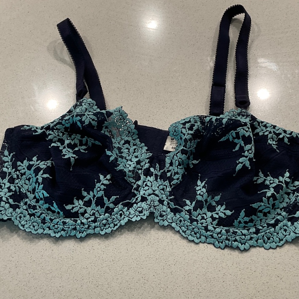 Wacoal Navy Lace Bra